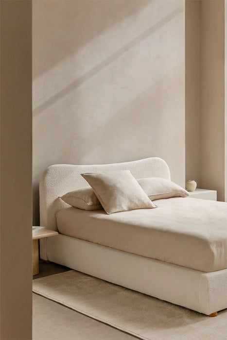 Bed Winselet bouclé with bed linen box