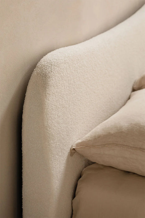 Bed Winselet bouclé with bed linen box