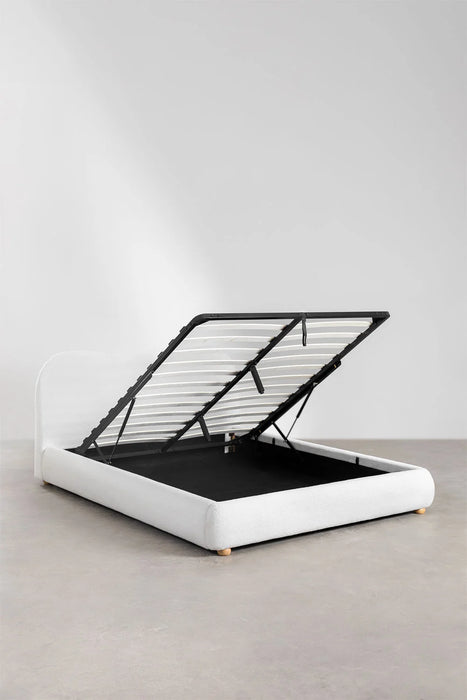 Bed Winselet bouclé with bed linen box