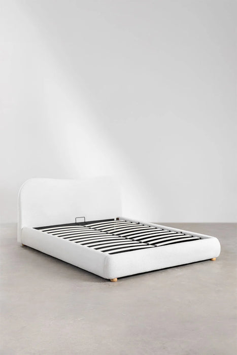 Bed Winselet bouclé with bed linen box