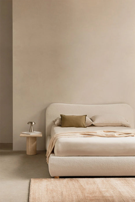 Bed Winselet bouclé with bed linen box