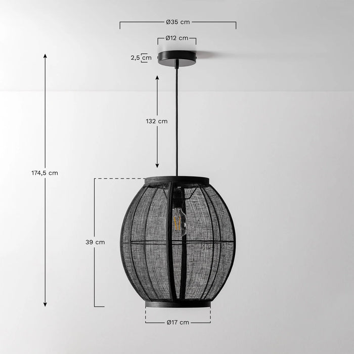 Hanging lamp Ziyec