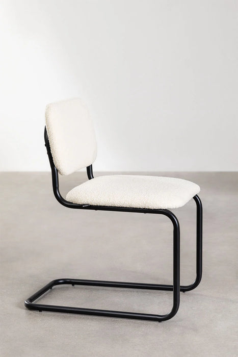 Dining chair Tento Black Chenille