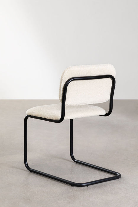 Dining chair Tento Black Chenille