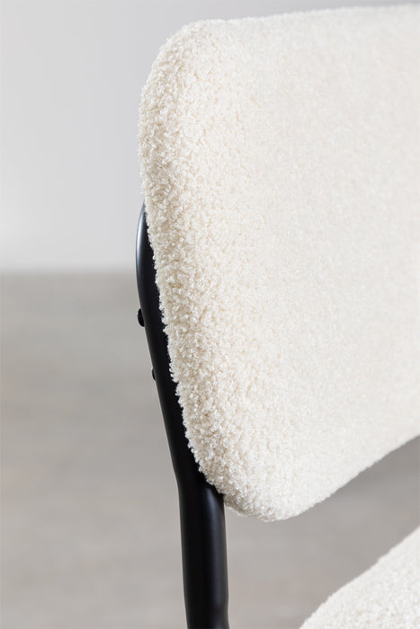 Dining chair Tento Black Chenille