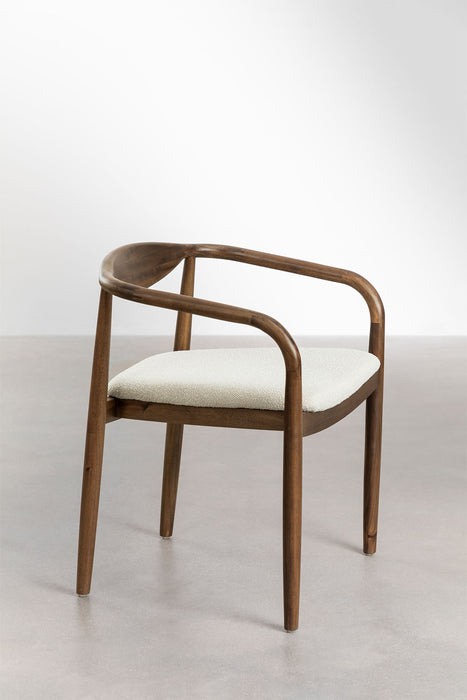 Mallory bouclé dining chair