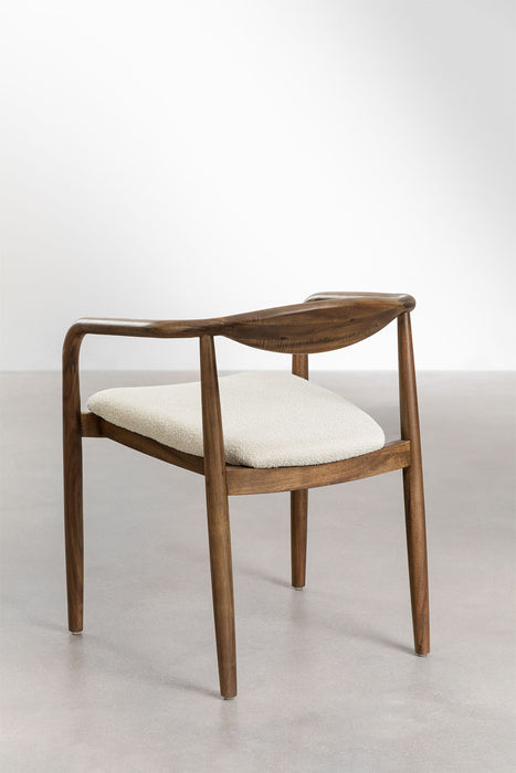 Mallory bouclé dining chair