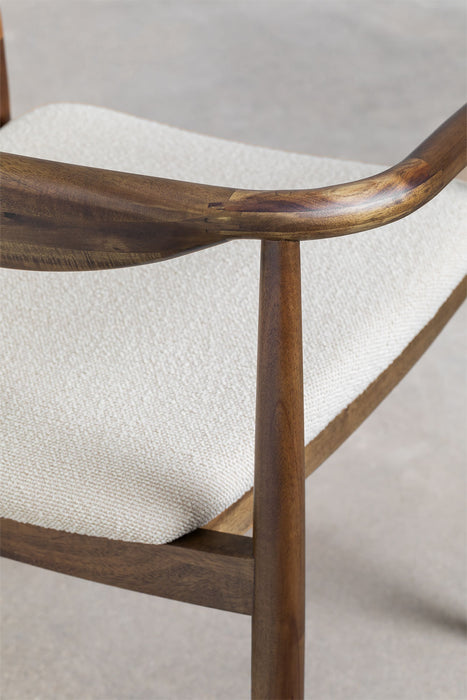 Mallory bouclé dining chair