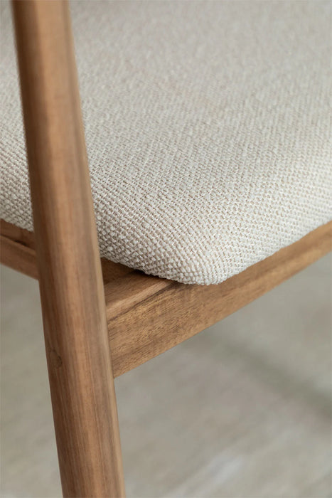 Mallory bouclé dining chair