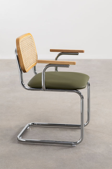Dining chair Tento Chrome Green