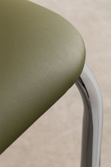 Dining chair Tento Chrome Green