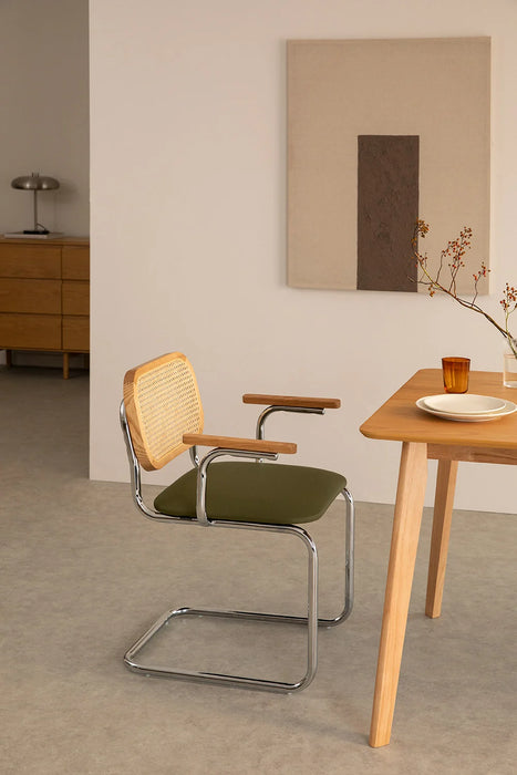 Dining chair Tento Chrome Green