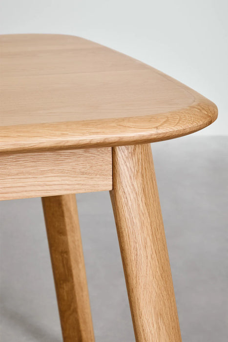Retractable oak dining table Trever
