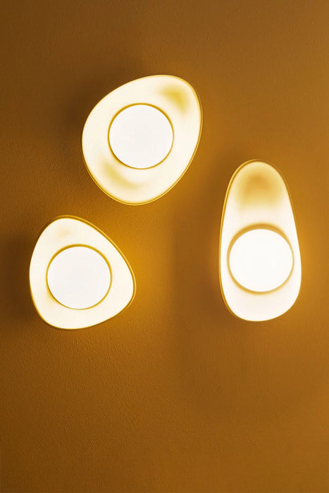 Set of three LED wall lights Givert