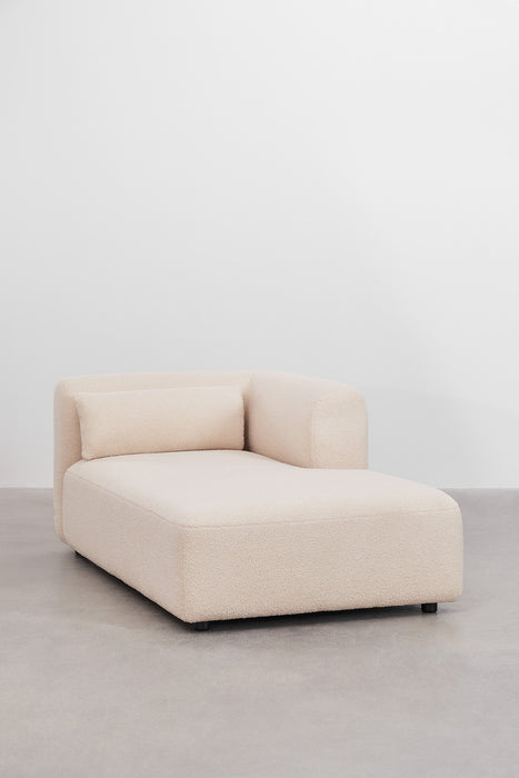 Two-piece modular sofa with ottoman Fogler