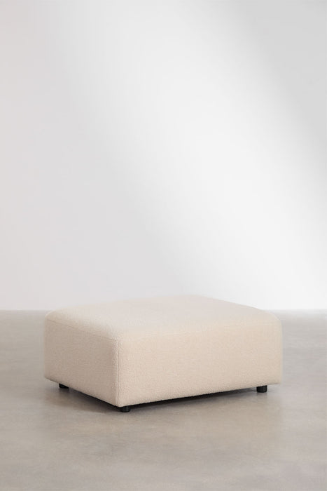 Two-piece modular sofa with ottoman Fogler