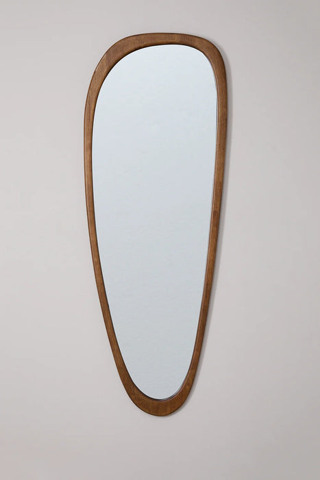Oak wood wall mirror Arbidel