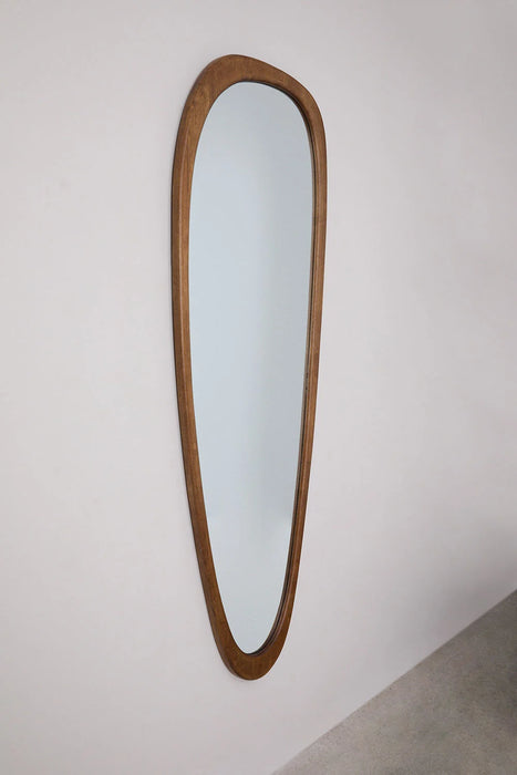Oak wood wall mirror Arbidel