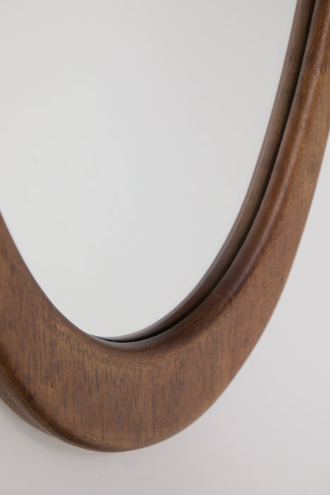 Oak wood wall mirror Arbidel