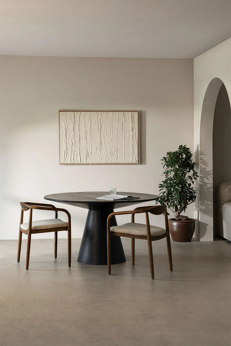 Round mango wood dining table Weymar