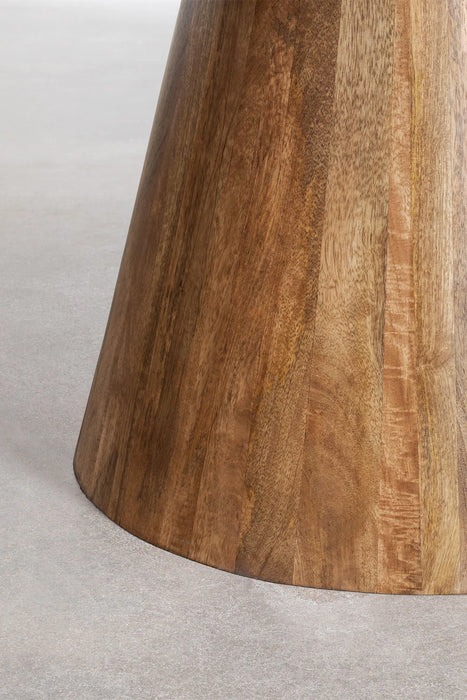 Round mango wood dining table Weymar