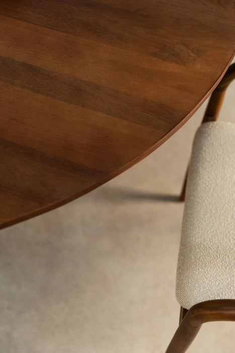 Round mango wood dining table Weymar