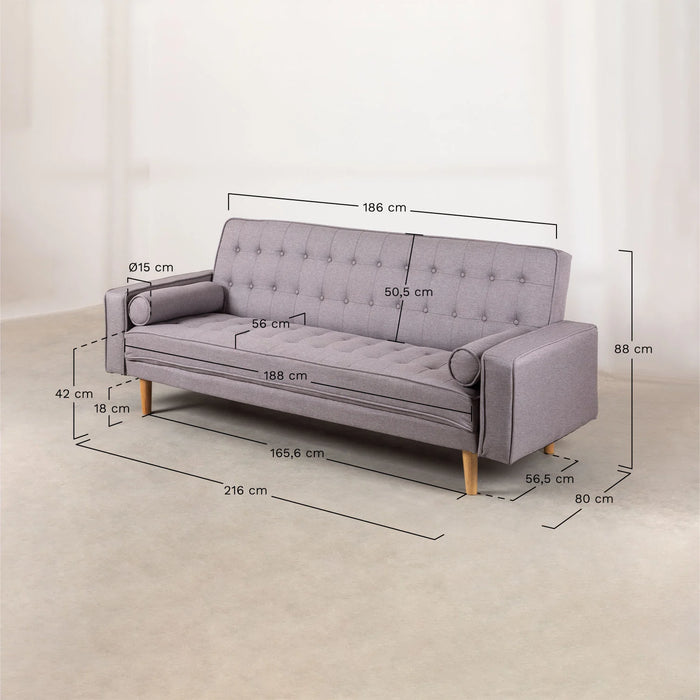 Three-seater sofa-bed Brion