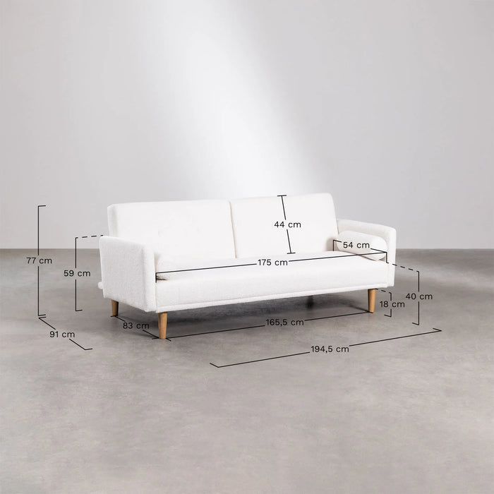 Trivietė sofa-lova Jehrd