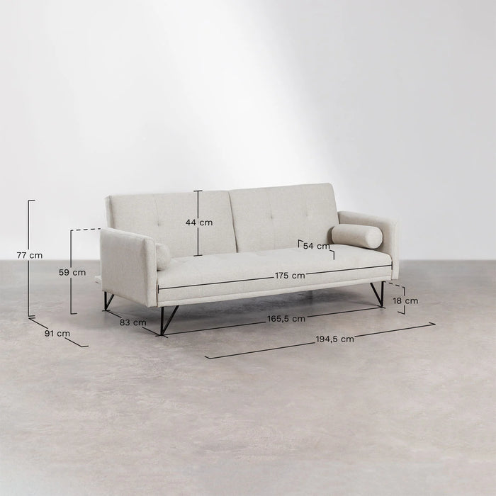 Trivietė sofa-lova Jehrd