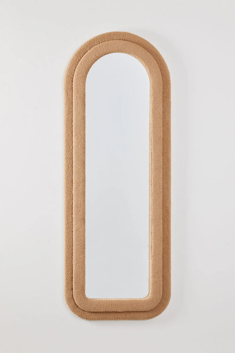 Wall mirror with fabric Ilai