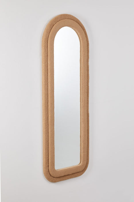 Wall mirror with fabric Ilai