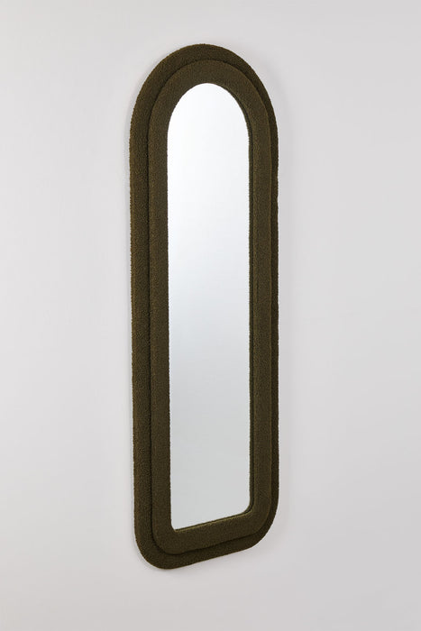 Wall mirror with fabric Ilai