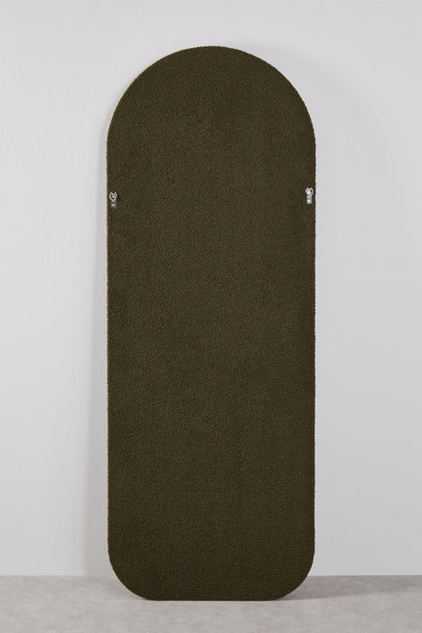 Wall mirror with fabric Ilai