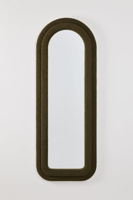 Wall mirror with fabric Ilai